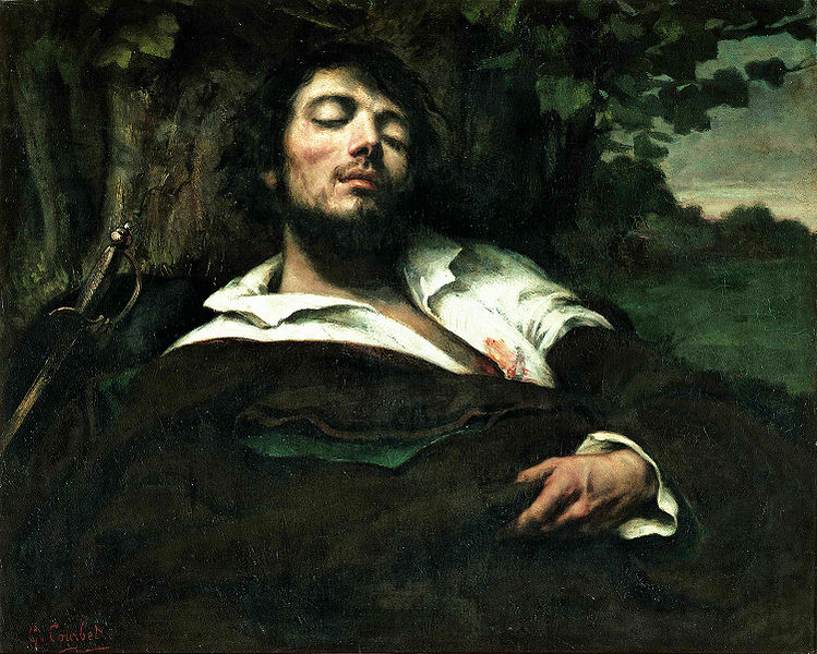 Gustave Courbet Wounded Man